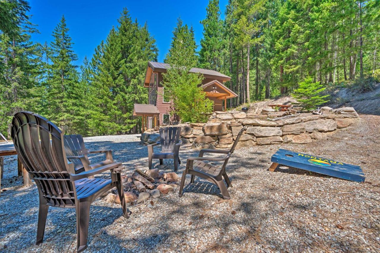Private Leavenworth Cabin With Mtn Views And Fire Pit Exterior foto